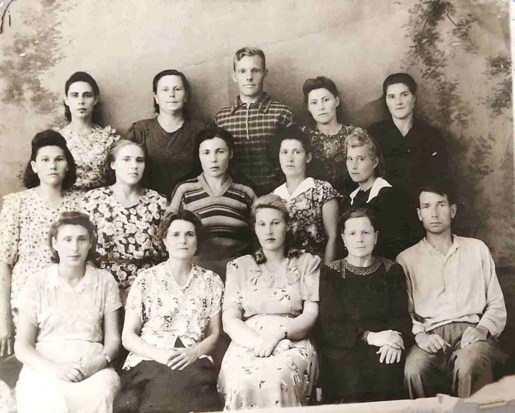 Коллектив Городской дезинфекционной станции, 1956 год